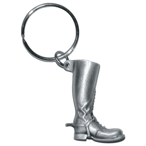 Boot 3D Pewter Keychain Thumbnail