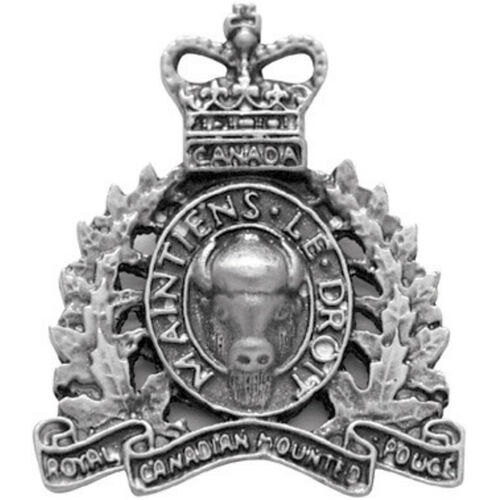RCMP Pewter Crest Pin 1.25" Thumbnail