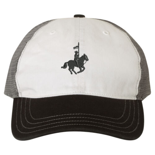 Richardson Adult H&R Emblem Embroidered Washed Trucker Cap Thumbnail