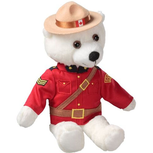11" Sergeant Polar Bear Stuffed Animal Thumbnail