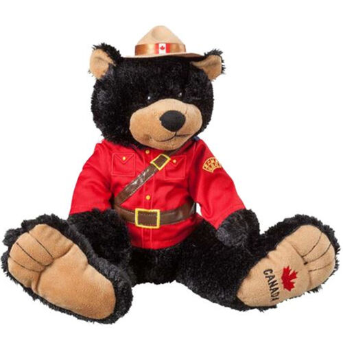 14" Big Foot Black Bear Stuffed Animal Thumbnail