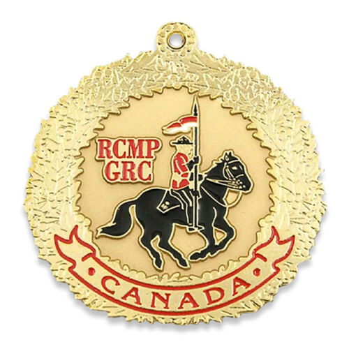 Gold RCMP H&R Christmas Ornament  Thumbnail