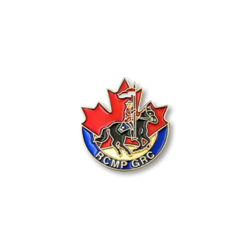 RCMP Maple Leaf Horse & Rider Pin Thumbnail