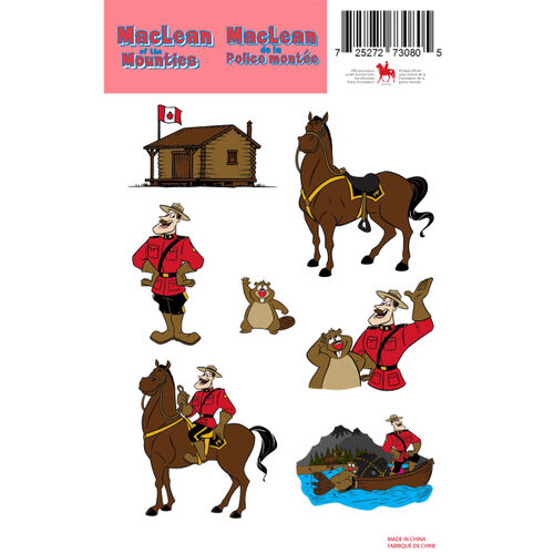 MacLean of the Mounties Sticker Sheet Thumbnail
