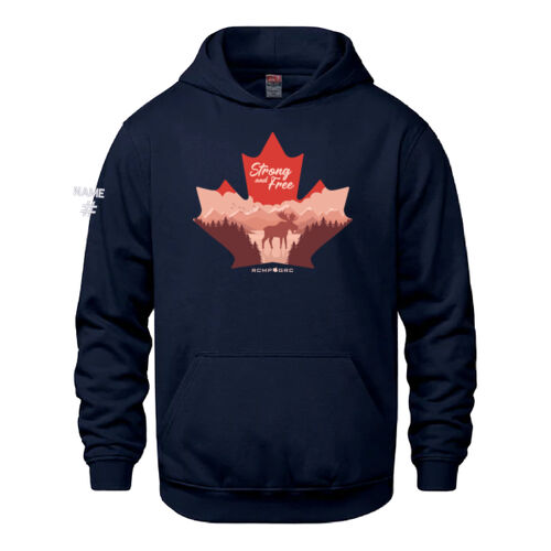 Vault Youth English Proudly Canadian Maple Leaf Printed Hoodie Thumbnail