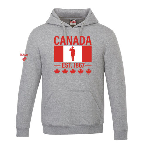 Vault Unisex English Proudly Canadian Canada Printed Hoodie Thumbnail