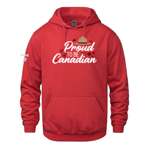 Vault Unisex Proud To Be Canadian Printed Hoodie Thumbnail