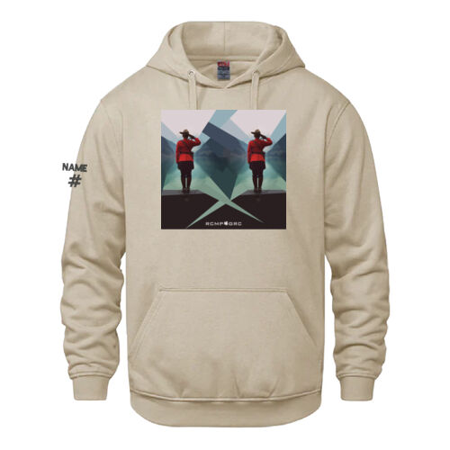 Vault Unisex Proudly Canadian Mountie Printed Hoodie Thumbnail