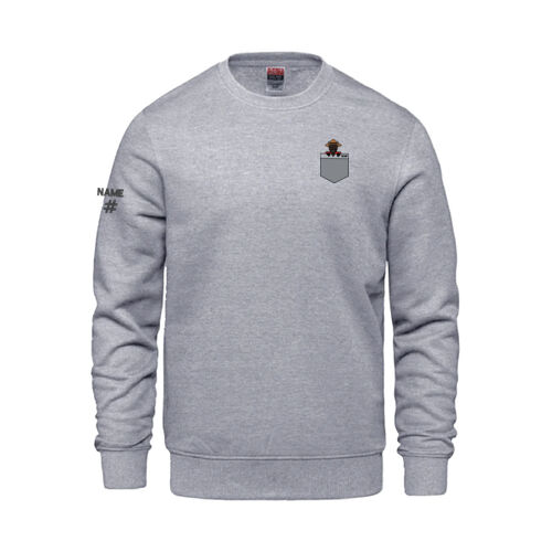 Vault Unisex Buffalo Pocket Printed Crewneck Thumbnail