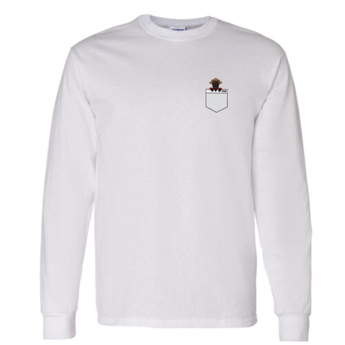 Gildan Unisex Buffalo Pocket Printed Long Sleeve Thumbnail