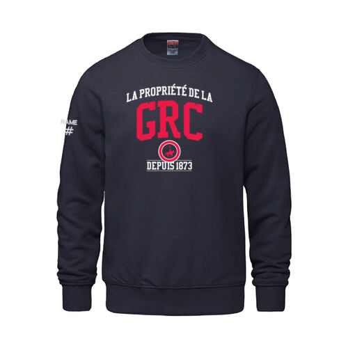 Vault Unisex La Propriété GRC Printed Crewneck Thumbnail