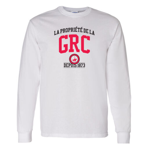 Gildan Unisex La Propriété GRC Printed Long Sleeve Thumbnail