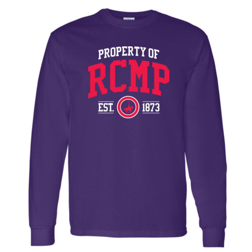 Gildan Unisex Property of RCMP Printed Long Sleeve Thumbnail