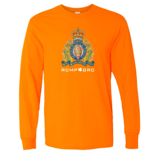 Gildan Unisex Crest Printed Long Sleeve Thumbnail