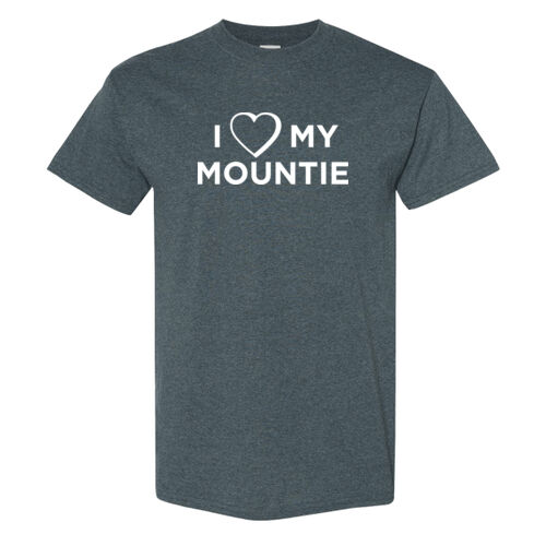 Gildan Unisex I Love My Mountie Printed T-Shirt Thumbnail
