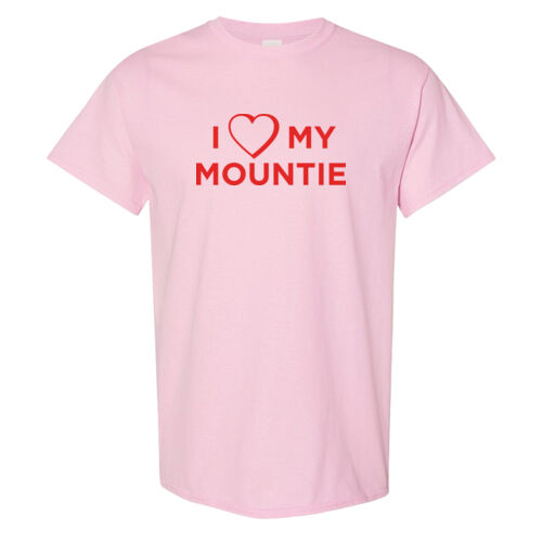 Gildan Unisex I Love My Mountie Printed T-Shirt Thumbnail