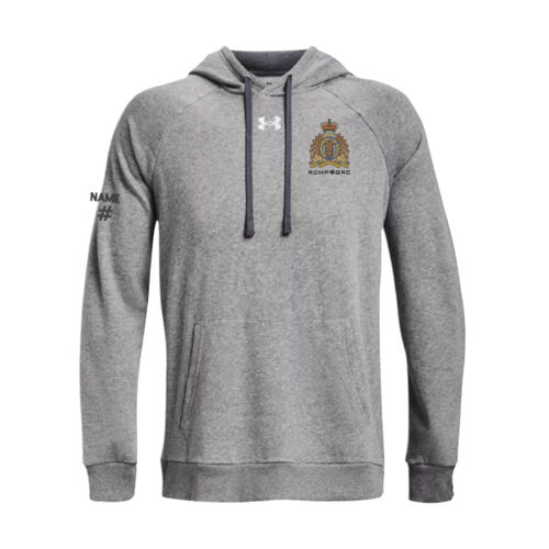 UA Men's Crest Embroidered Rival Fleece Hoodie Thumbnail