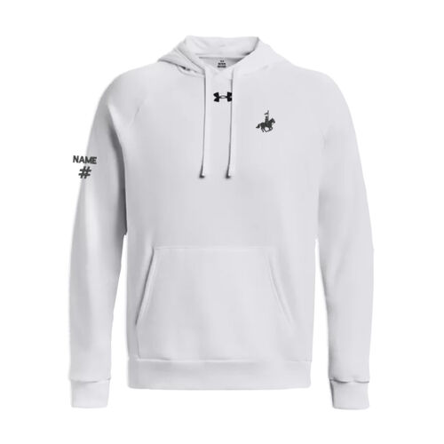 UA Men's H&R Emblem Embroidered Rival Fleece Hoodie Thumbnail