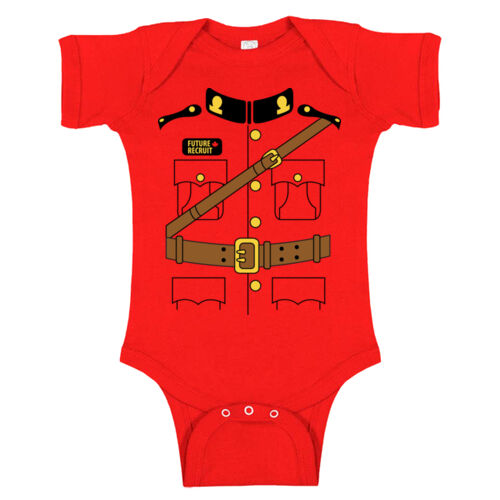 Rabbit Skins Baby RCMP Uniform Printed Onesie Thumbnail
