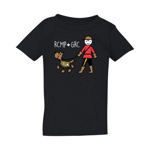 Gildan Toddler Little Mountie Printed T-Shirt Thumbnail