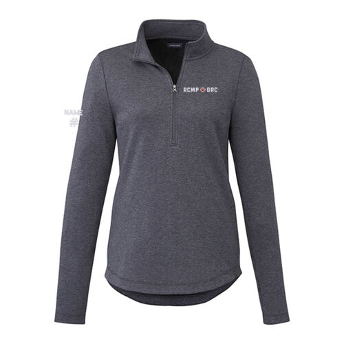 Rigi Eco Women's RCMP/GRC Embroidered Knit Half Zip Thumbnail