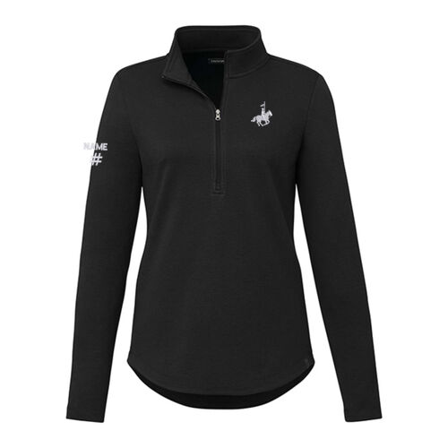 Rigi Eco Women's H&R Embroidered Knit Half Zip Thumbnail