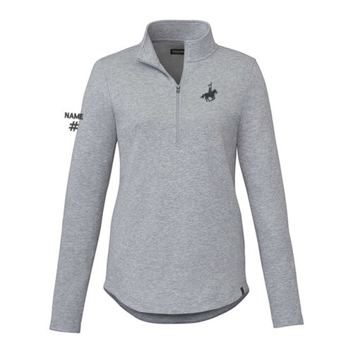 Rigi Eco Women's H&R Embroidered Knit Half Zip Thumbnail