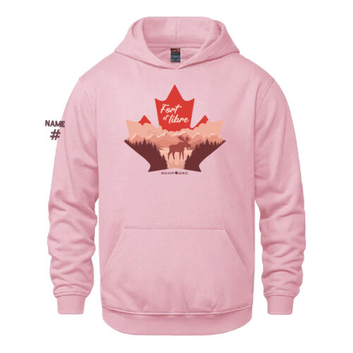 Vault Youth French Proudly Canadian Maple Leaf Printed Hoodie Thumbnail