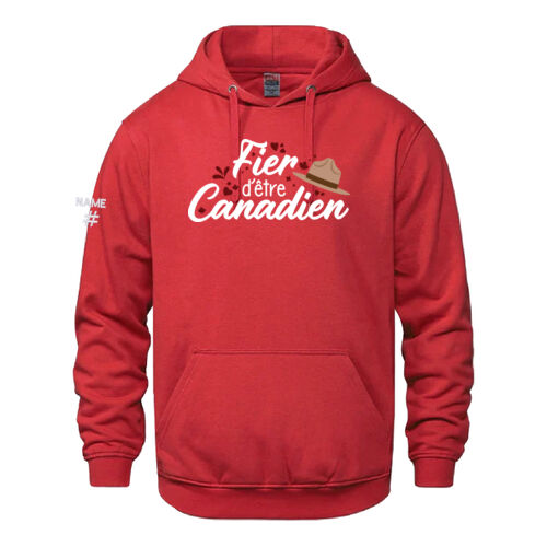 Vault Unisex Fier d’être Canadien Printed Hoodie Thumbnail