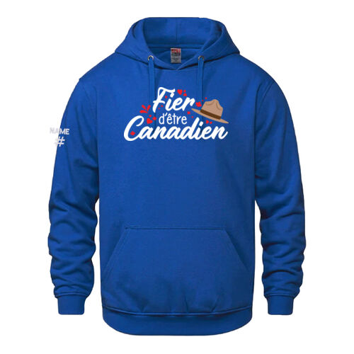 Vault Unisex Fier d’être Canadien Printed Hoodie Thumbnail
