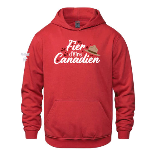 Vault Youth Fier d’être Canadien Printed Hoodie Thumbnail