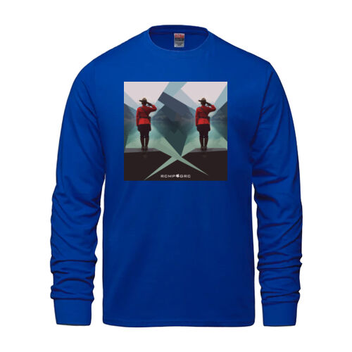 Breeze Men's Proudly Canadian Mountie Printed Long Sleeve Thumbnail