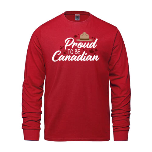 Breeze Men's Proud To Be Canadian Printed Long Sleeve Thumbnail