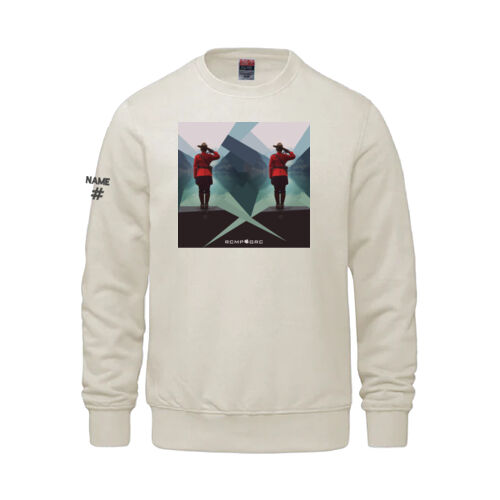 Vault Unisex Proudly Canadian Mountie Printed Crewneck Thumbnail