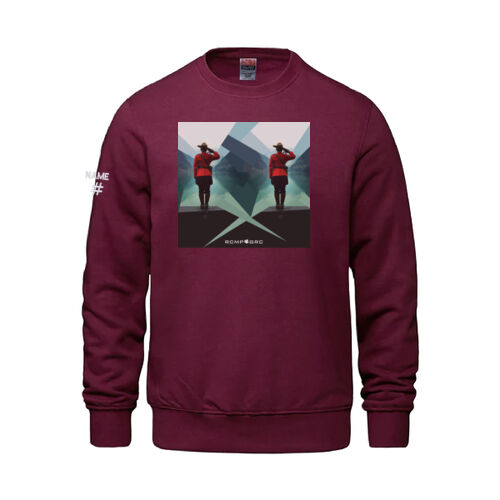 Vault Unisex Proudly Canadian Mountie Printed Crewneck Thumbnail