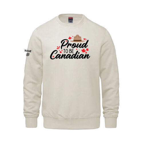 Vault Unisex Proud To Be Canadian Printed Crewneck Thumbnail