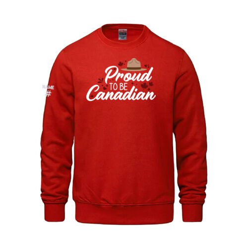 Vault Unisex Proud To Be Canadian Printed Crewneck Thumbnail
