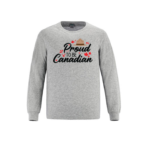 Breeze Youth Proud To Be Canadian Printed Long Sleeve Thumbnail