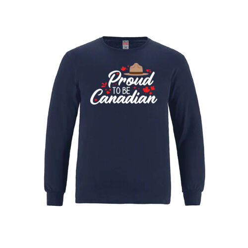 Breeze Youth Proud To Be Canadian Printed Long Sleeve Thumbnail