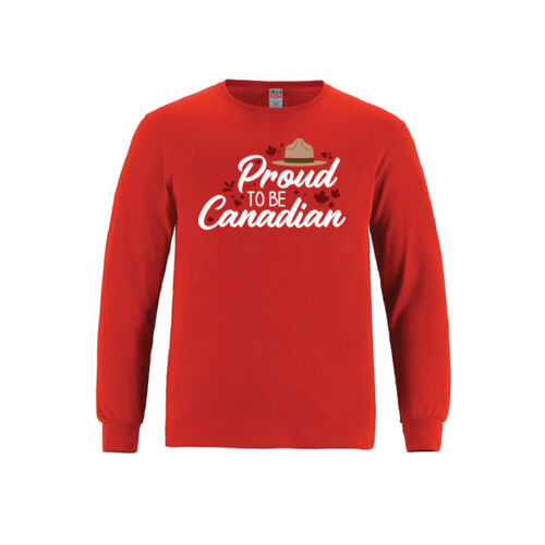 Breeze Youth Proud To Be Canadian Printed Long Sleeve Thumbnail