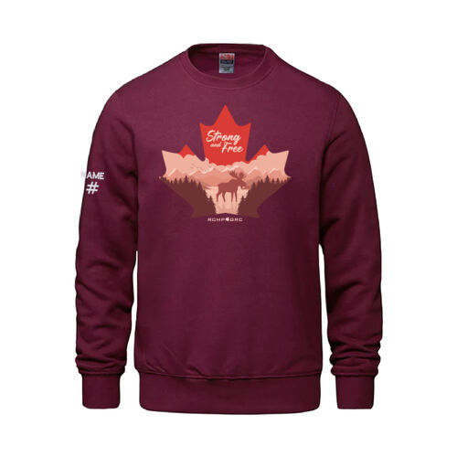 Vault Youth English Proudly Canadian Maple Leaf  Printed Crewneck Thumbnail