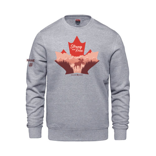 Vault Youth English Proudly Canadian Maple Leaf  Printed Crewneck Thumbnail