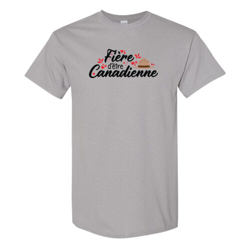 Gildan Unisex Fière d’être Canadienne Printed T-Shirt Thumbnail