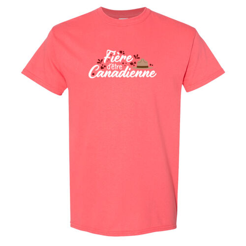 Gildan Unisex Fière d’être Canadienne Printed T-Shirt Thumbnail