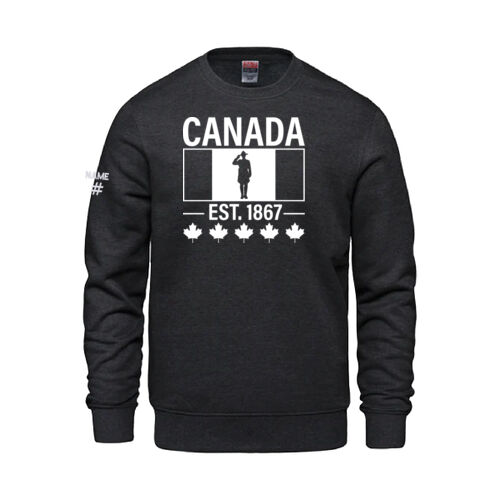 Vault Unisex English Proudly Canadian Canada Printed Crewneck Thumbnail