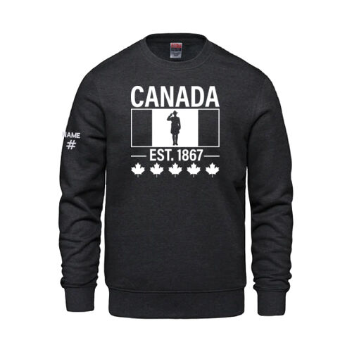 Vault Youth English Proudly Canadian Canada Printed Crewneck Thumbnail