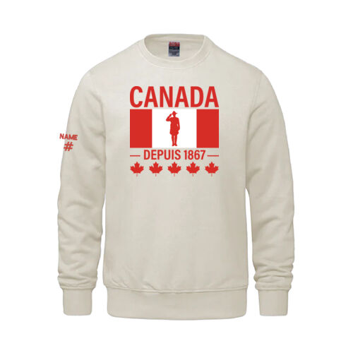 Vault Youth French Proudly Canadian Canada Printed Crewneck Thumbnail