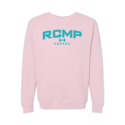 M&O Unisex Pastel RCMP Printed Crewneck Thumbnail