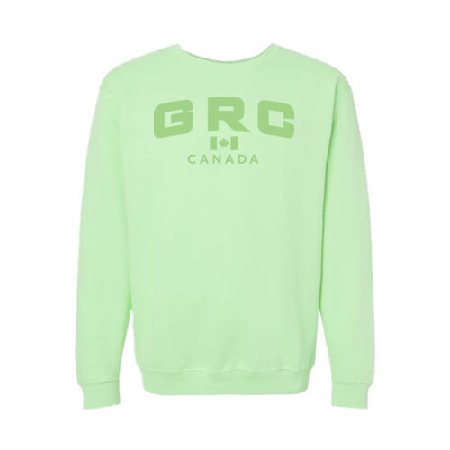 M&O Unisex Pastel GRC Printed Crewneck Thumbnail