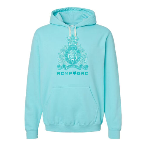 M&O Unisex Pastel Crest Printed Hoodie Thumbnail